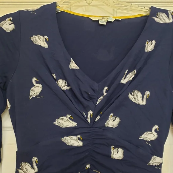 Boden Marion Swan Tunic Style Dress - Picture 3 of 10